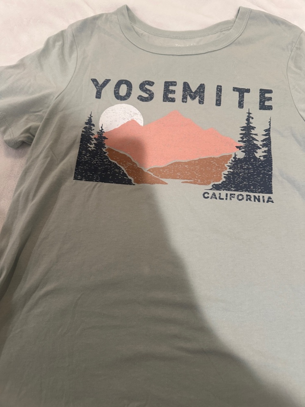 Yosemite Graphic Short Sleeve Tee - Sage Green